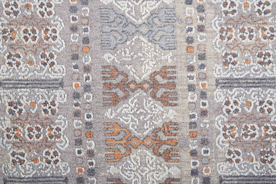 product image for Edwardo Tribal Orange/Gray Rug 2 3