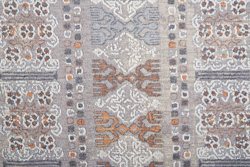 media image for Edwardo Tribal Orange/Gray Rug 2 226