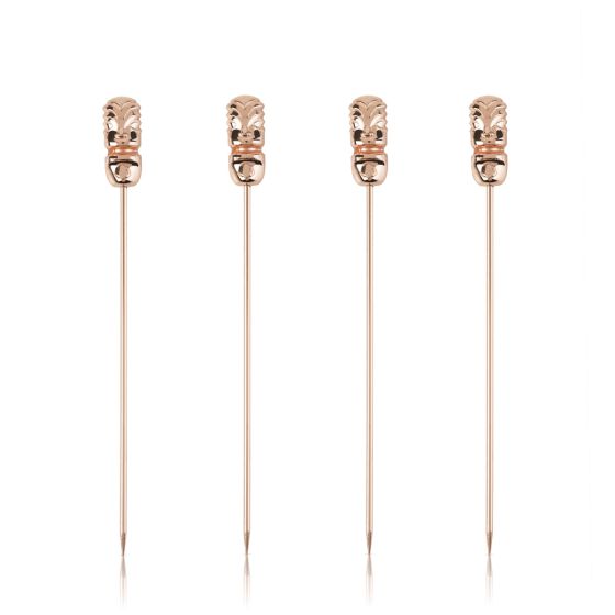 media image for set of 4 tiki cocktail picks 1 264