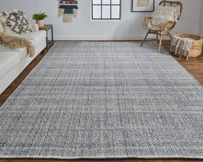 product image for Siona Handwoven Solid Color Charcoal Gray Rug 6 35