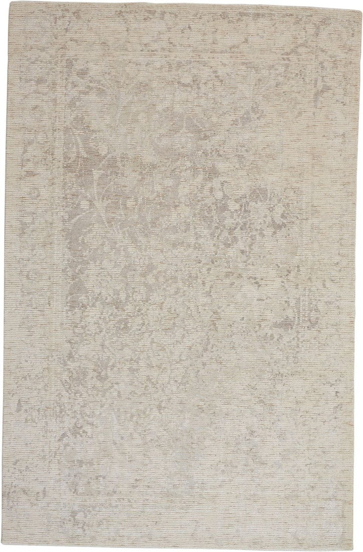Michener Hand Woven Beige and Tan Rug by BD Fine Flatshot Image 1