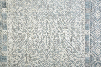 product image of Eckhart Hand Knotted Blue and Ivory Rug by BD Fine Texture Image 1 548