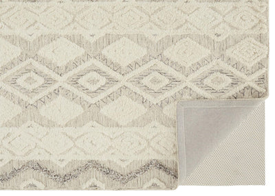 product image for Elika Hand Tufted Ivory and Gray Rug by BD Fine Fold Image 1 68