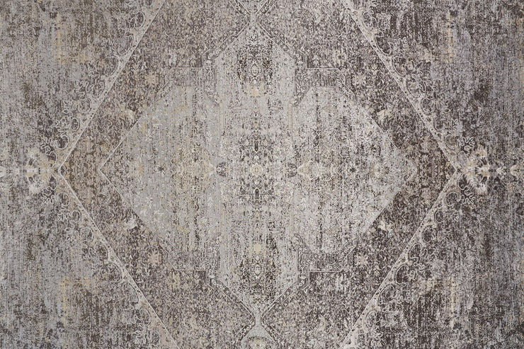 Melmas Gray and Silver Rug by BD Fine Texture Image 1