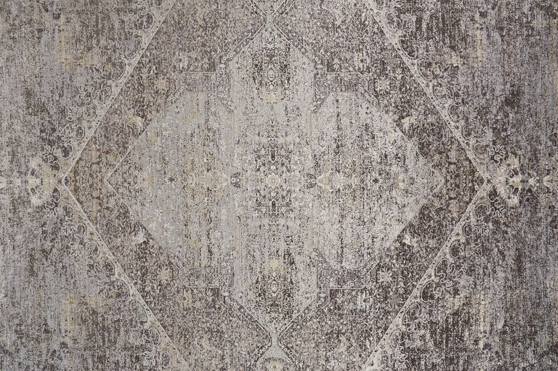 media image for Melmas Gray and Silver Rug by BD Fine Texture Image 1 293