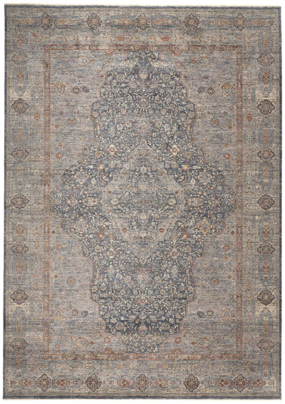 product image for Gilford Gray and Rust Rug by BD Fine Flatshot Image 1 60