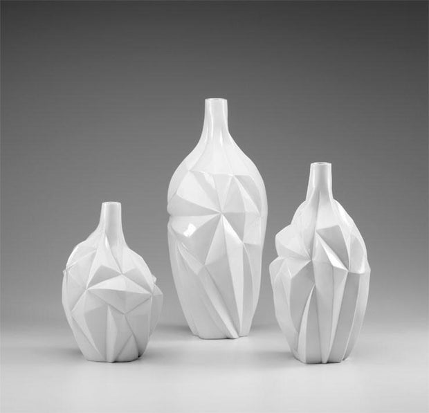 Glacier Vase in Assorted Sizes design by Cyan Design