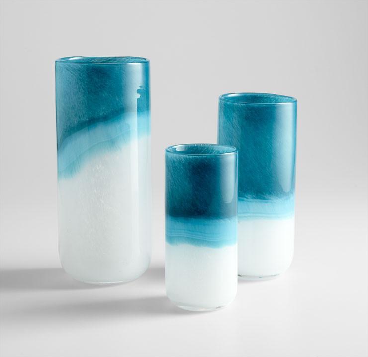 Medium Turquoise Cloud Vase