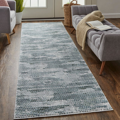 product image for Halton Teal and Teal Rug by BD Fine Roomscene Image 1 46