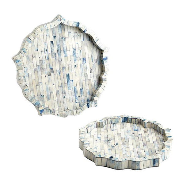 Large Mirage Tray in Blue