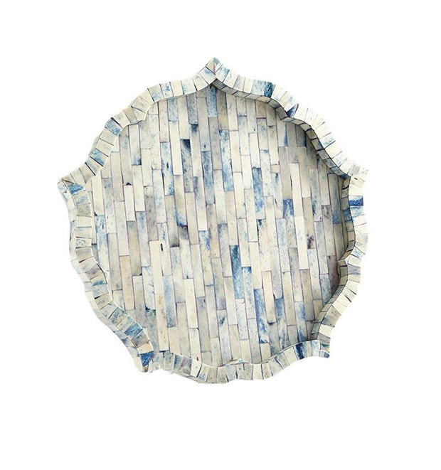 Large Mirage Tray in Blue