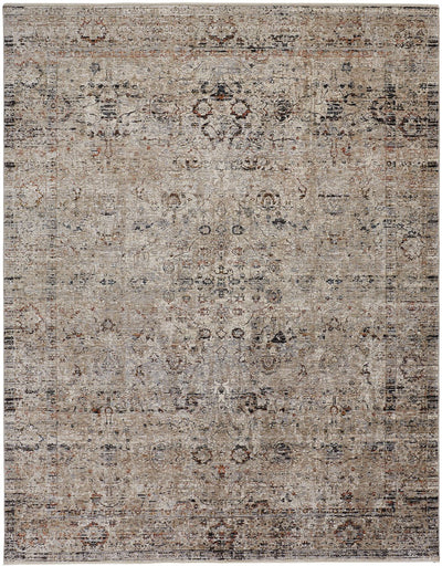 product image for Ennis Ivory and Gray Rug by BD Fine Flatshot Image 1 43