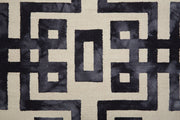 Marengo Hand Tufted Black and Ivory Rug by BD Fine Texture Image 1