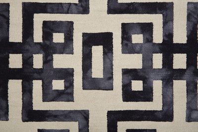 product image for Marengo Hand Tufted Black and Ivory Rug by BD Fine Texture Image 1 50