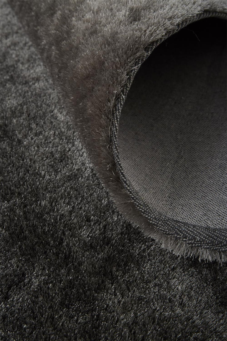 Freya Hand Tufted Gray and Silver Mink Rug by BD Fine Roll Image 1