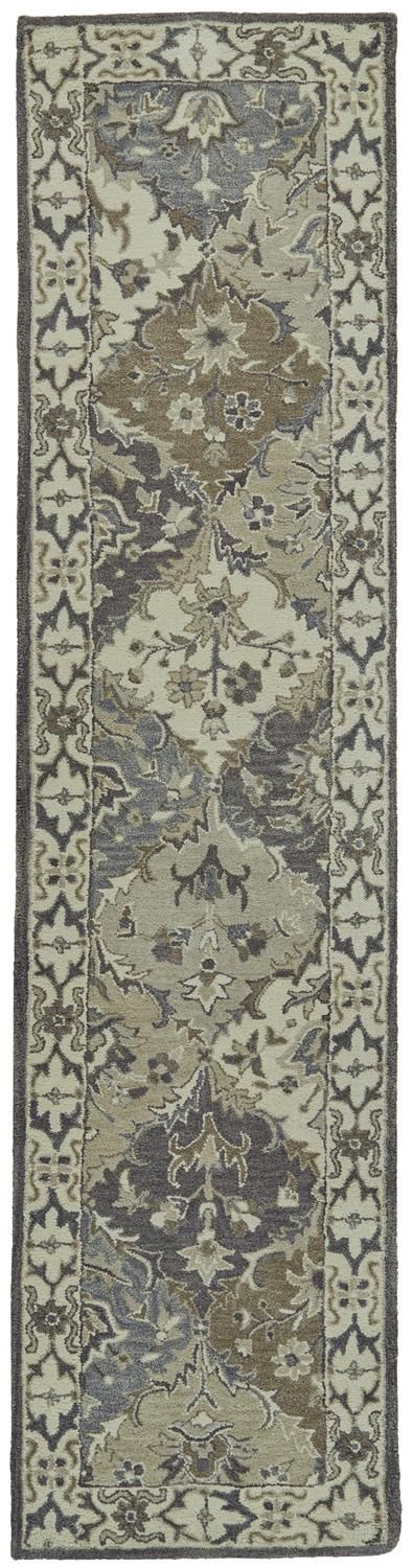 product image for Botticino Blue and Gray Rug by BD Fine Flatshot Image 1 26