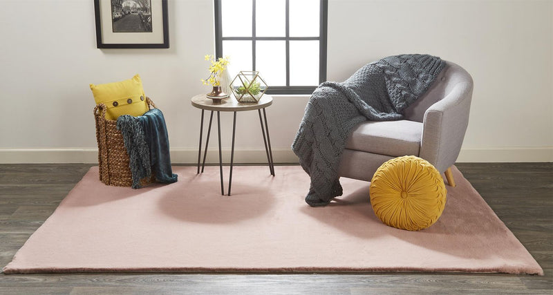 media image for Len Coral Pink Rug by BD Fine Roomscene Image 1 239