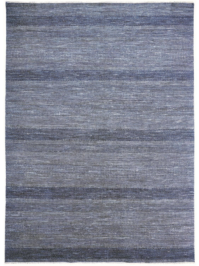 media image for Caldecott Hand Knotted Blue and Gray Rug by BD Fine Flatshot Image 1 296