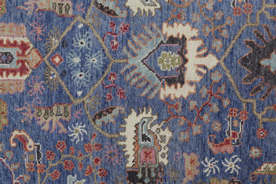 product image for Bennet Blue and Red Rug by BD Fine Texture Image 1 44