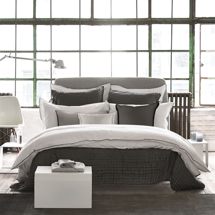Astor Charcoal & Dove Bedding design by Designers Guild