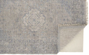Ramey Hand Woven Gray and Blue Rug by BD Fine Fold Image 1