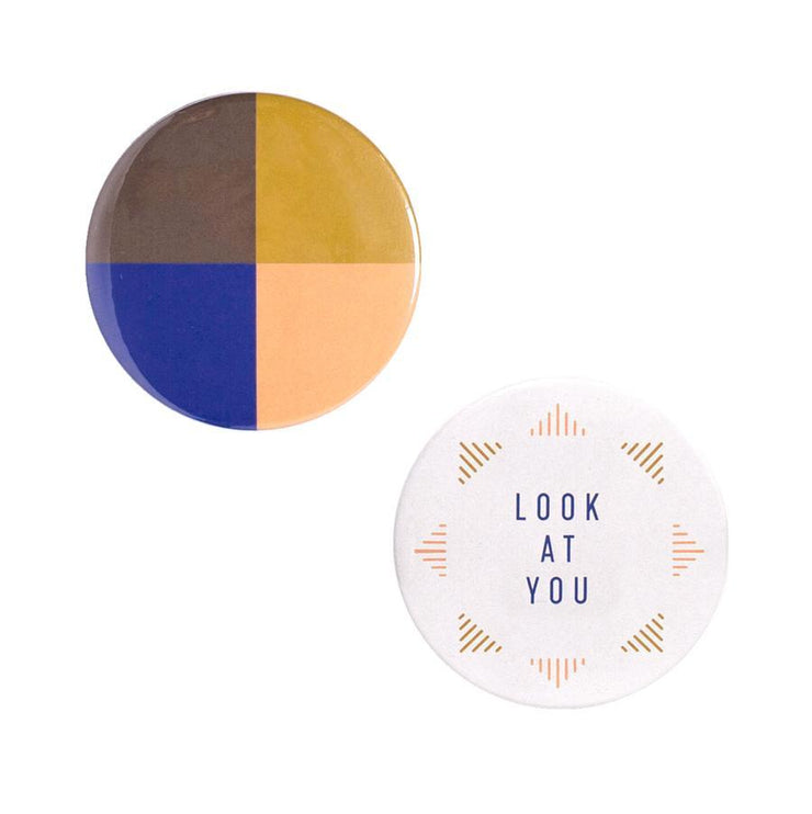 Look At You Button Mirror Set design by Odeme