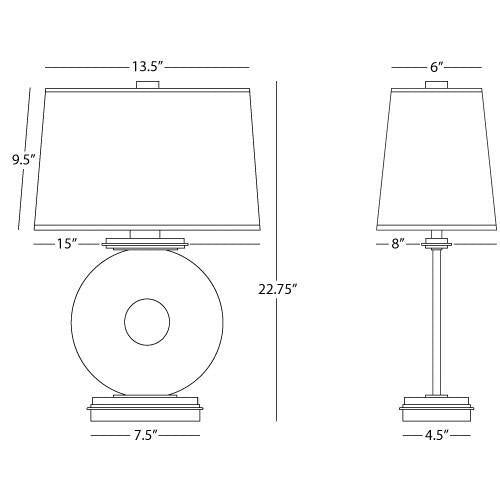 Tic Tac Toe Table Lamp