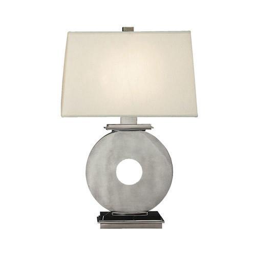 media image for Tic Tac Toe Lamp in Antique Silver 253