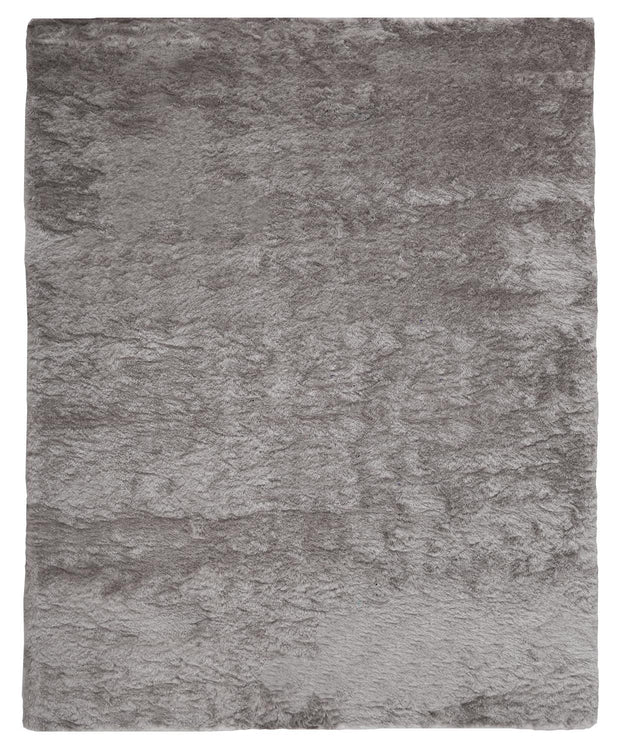 Freya Hand Tufted Silver and White Rug by BD Fine Flatshot Image 1