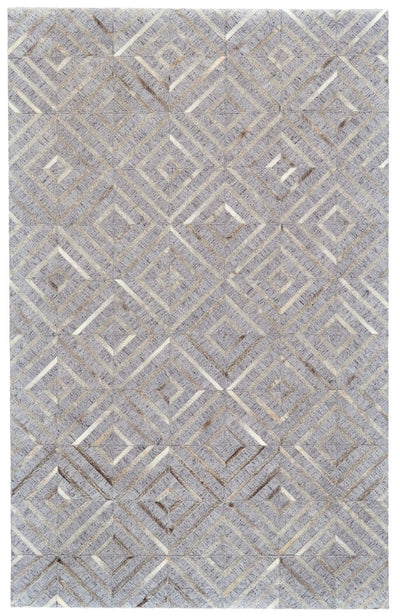 product image for Canady Hand Woven Gray Rug by BD Fine Flatshot Image 1 2