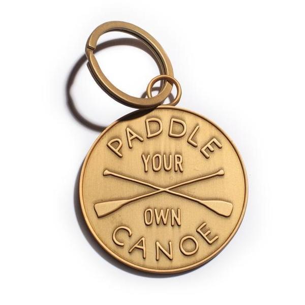 Paddle Your Own Canoe Keychain design by Izola