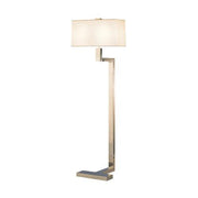 Doughnut C Lamp in Antique Silver Finish by Robert Abbey