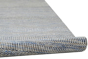 Caldecott Hand Knotted Warm Gray and Bright Blue Rug by BD Fine Roll Image 1