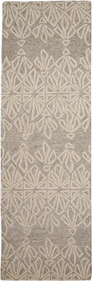 Fadden Taupe and Ivory Rug by BD Fine Flatshot Image 1