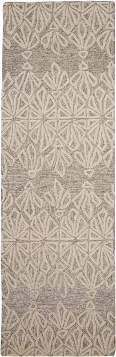 product image for Fadden Taupe and Ivory Rug by BD Fine Flatshot Image 1 1