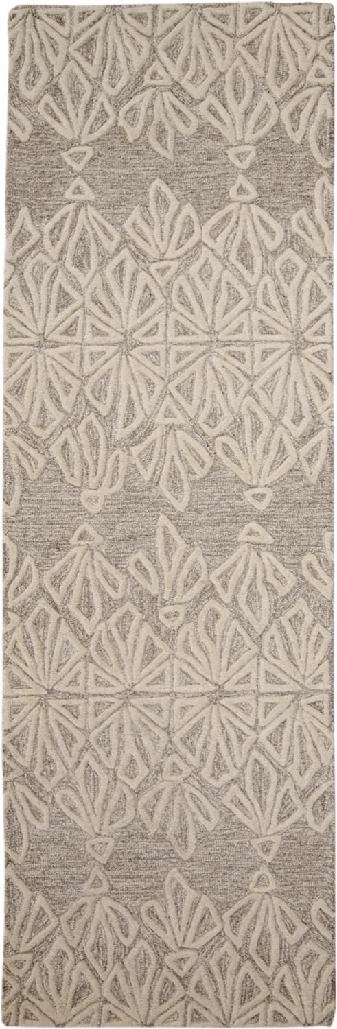 media image for Fadden Taupe and Ivory Rug by BD Fine Flatshot Image 1 219