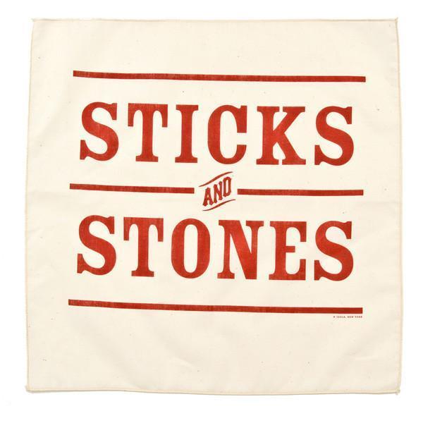 Sticks And Stones Handkerchief design by Izola