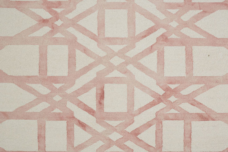 media image for Marengo Hand Tufted Pink and Ivory Rug by BD Fine Texture Image 1 264