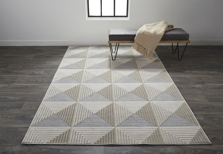 Orin Gray and Silver Rug by BD Fine Roomscene Image 1