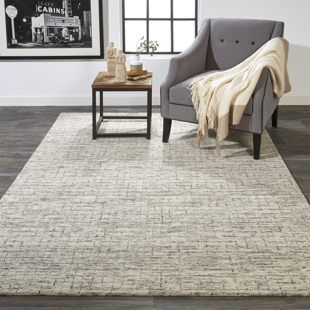 Natal Hand Tufted Ivory and Gray Rug by BD Fine Roomscene Image 1