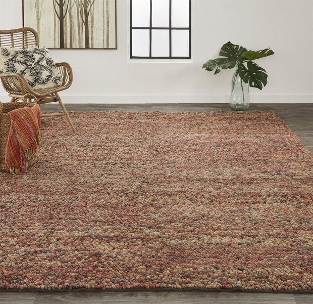 Genet Hand Woven Rust and Brown Rug by BD Fine Roomscene Image 1