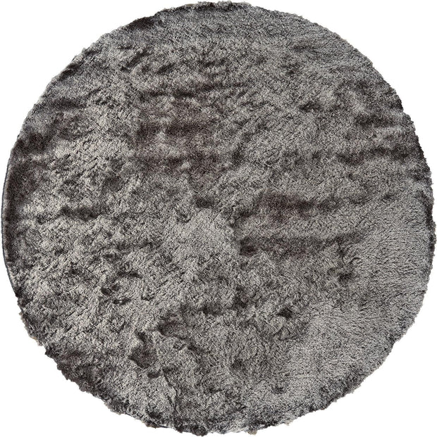 Freya Hand Tufted Gray and Silver Mink Rug by BD Fine Flatshot Image 1