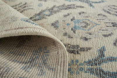 product image for Bennet Hand Knotted Beige and Blue Rug by BD Fine Roll Image 1 49