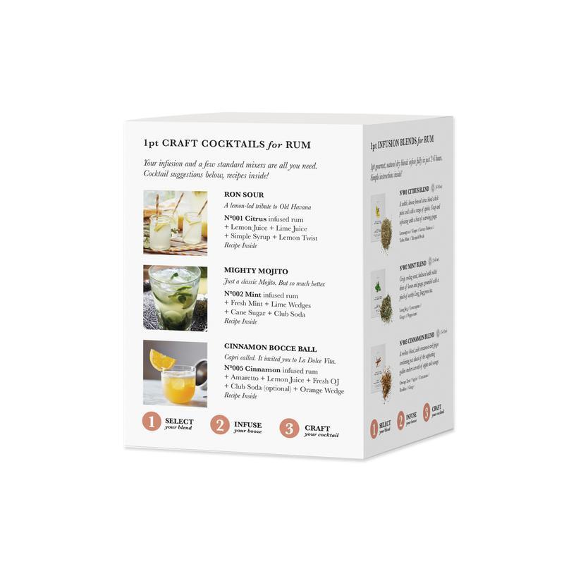 media image for 1pt Cocktail Pack - RUM by Teroforma 238