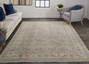 Gilford Gray and Blue Rug by BD Fine Roomscene Image 1