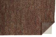 Genet Hand Woven Rust and Brown Rug by BD Fine Fold Image 1