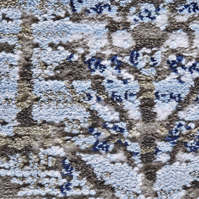 product image for Javers Ice Blue and Navy Rug by BD Fine Texture Image 1 30