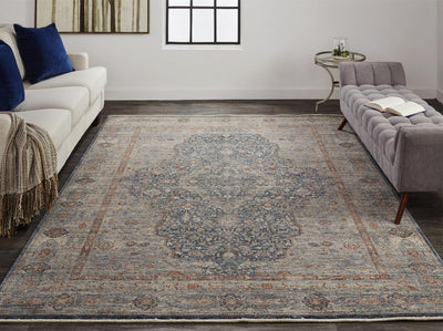 product image for Gilford Gray and Rust Rug by BD Fine Roomscene Image 1 5