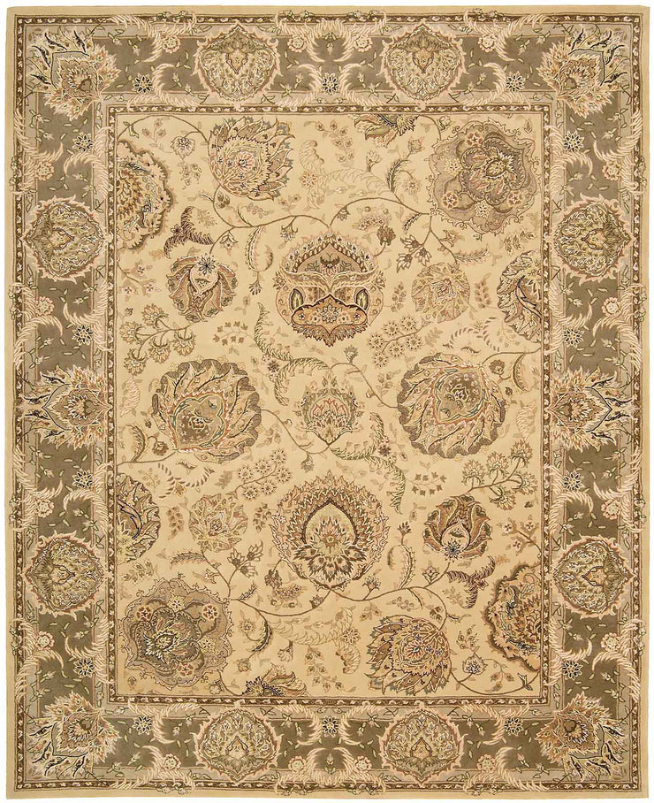nourison 2000 hand tufted light gold rug by nourison nsn 099446343390 1