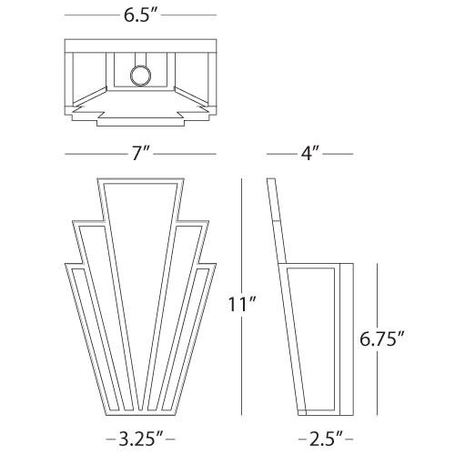 media image for Empire Wall Sconce in Various Finishes design by Robert Abbey 28